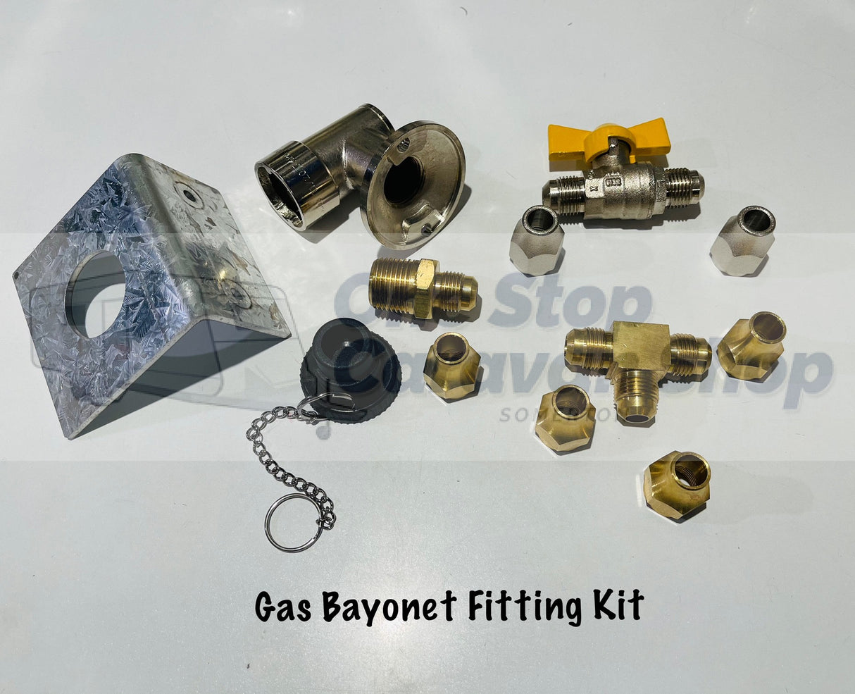 Gas Bayonet Fitting Kit 3/8