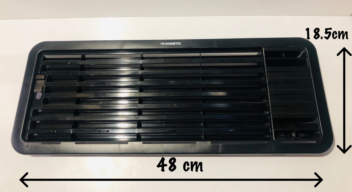 Dometic Fridge Vent - Upper Insert & Frame Black