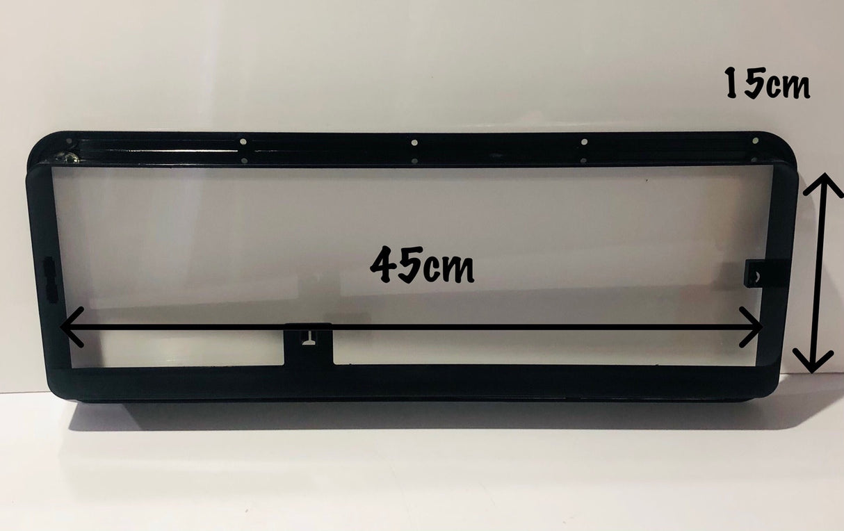 Dometic Fridge Vent - Upper Insert & Frame Black