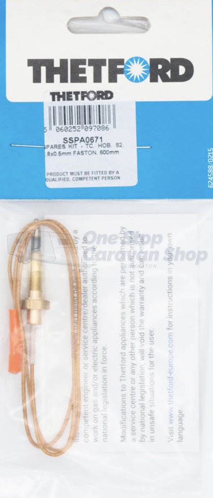 SSPA0671- THETFORD GRILL THERMOCOUPLE 600MM