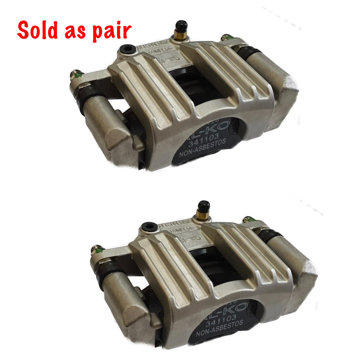 341050 - AL‑KO STAINLESS STEEL HYDRAULIC BRAKE CALIPER DISC BRAKES - PAIR