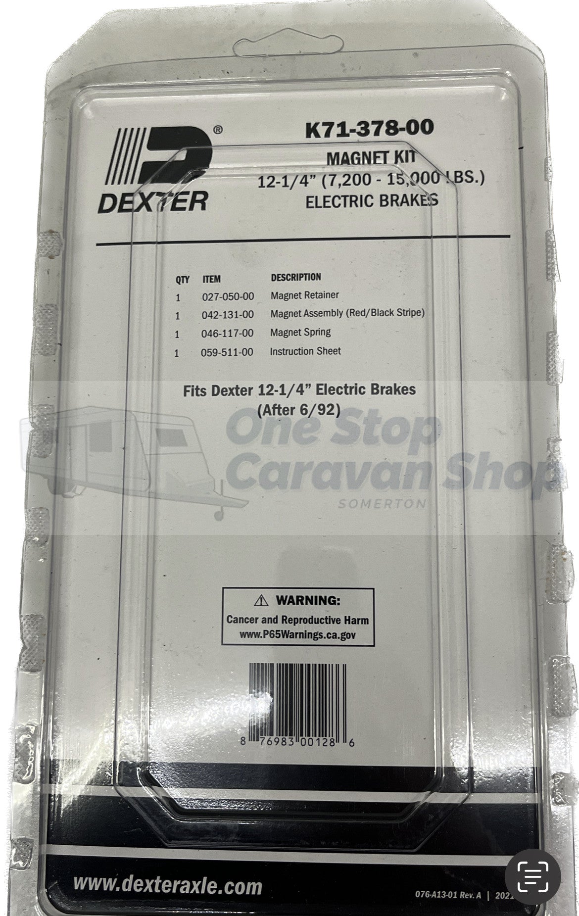 Dexter K71-378-00 Magnet Kit Red/Black Wire