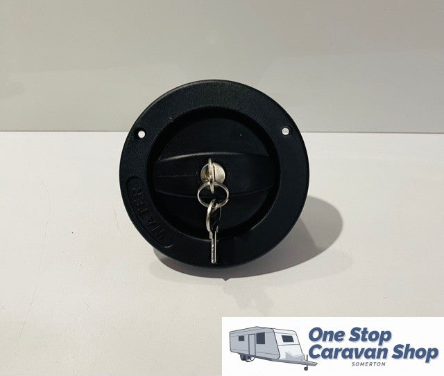 Water Filler with Lockable Cap - Black