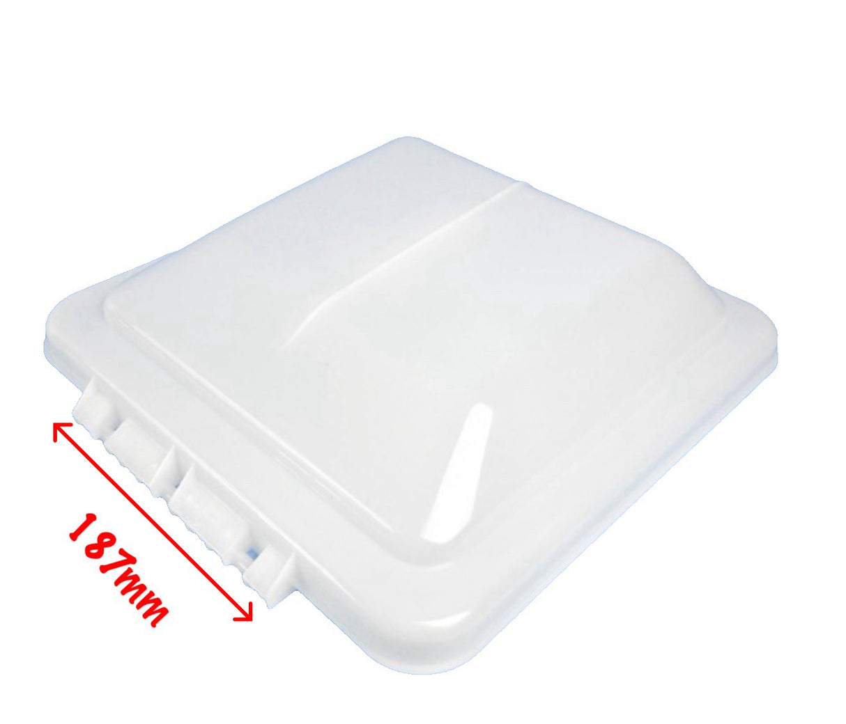 Vent Lid Suits Ventline MK2 / Coast RV White - 365 x 370mm