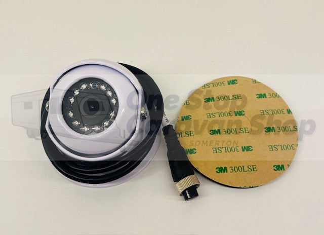 Sphere Caravan Reversing Camera System - 7 inch Rear Mirror Mount Monitor & 1 Camera (2 Camera Inputs)