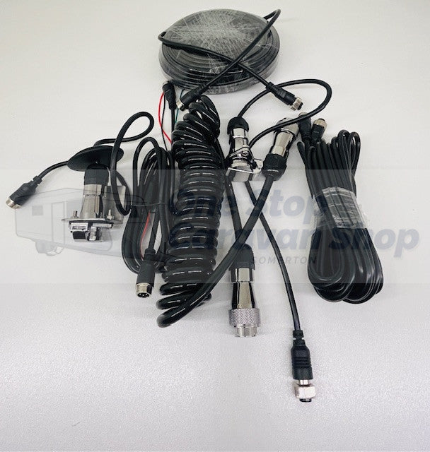 Sphere Caravan Reversing Camera System - 7 inch Rear Mirror Mount Monitor & 1 Camera Black(2 Camera Inputs)