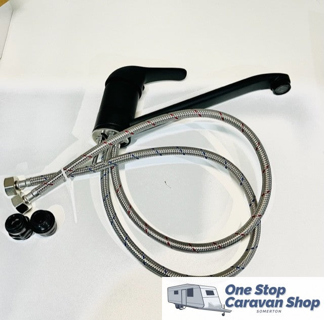 CARAVAN KITCHEN SINK MIXER TAP 221MM SPOUT - 82H41-MB