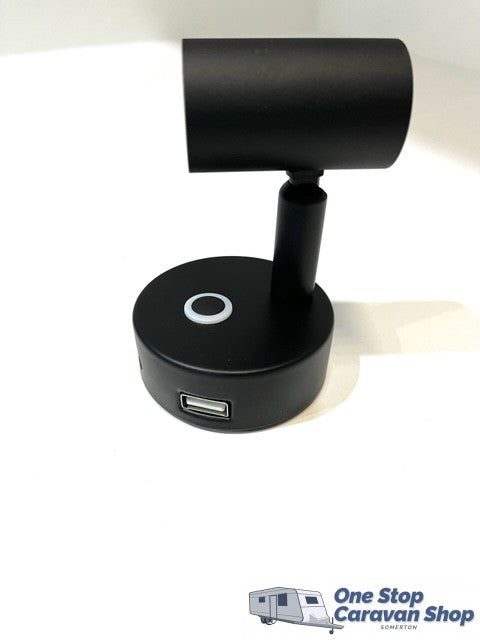 LED Reading Downlight USB - Black x2