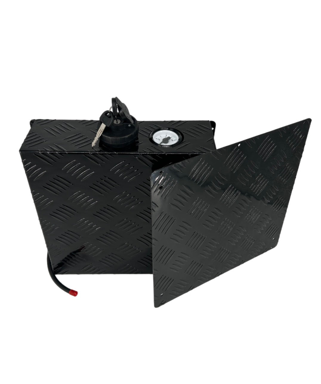 9.5L Black Checker Plate Tank Cover (Gen 4 only)