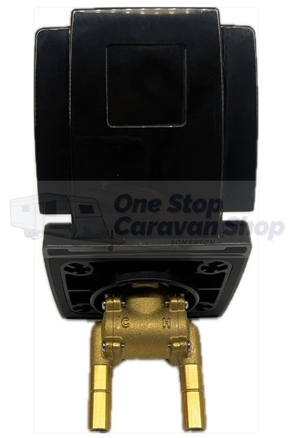 COAST RV Non WaterMarked External Camper Shower Point | Black with 1.5Mtr Hose