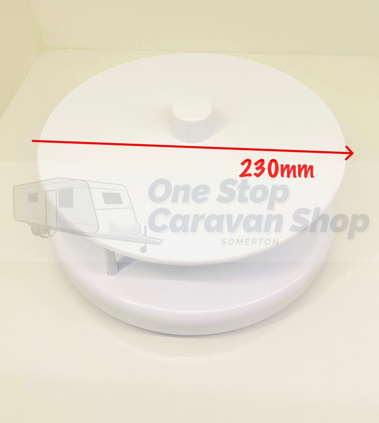 Rotary Vent White PVC