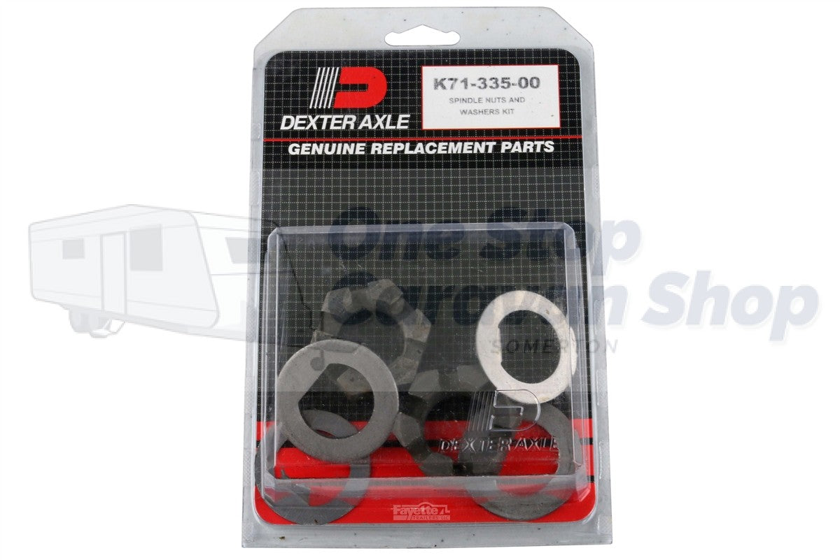 Dexter E-Z Lube Spindle Nut Kit Castellated
