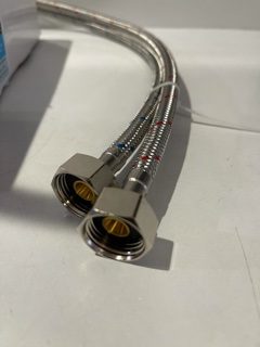 Caravan Kitchen Sink Mixer 221mm spout with 2 x 12mm Push in Fittings 82H41-CHR