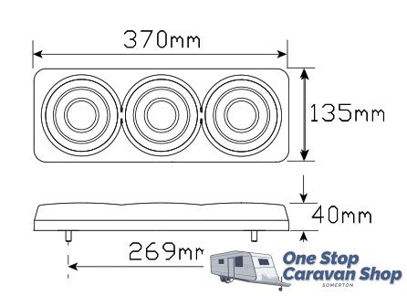 LED Autolamps Stop, Tail, Indicator with Reflector - Lens