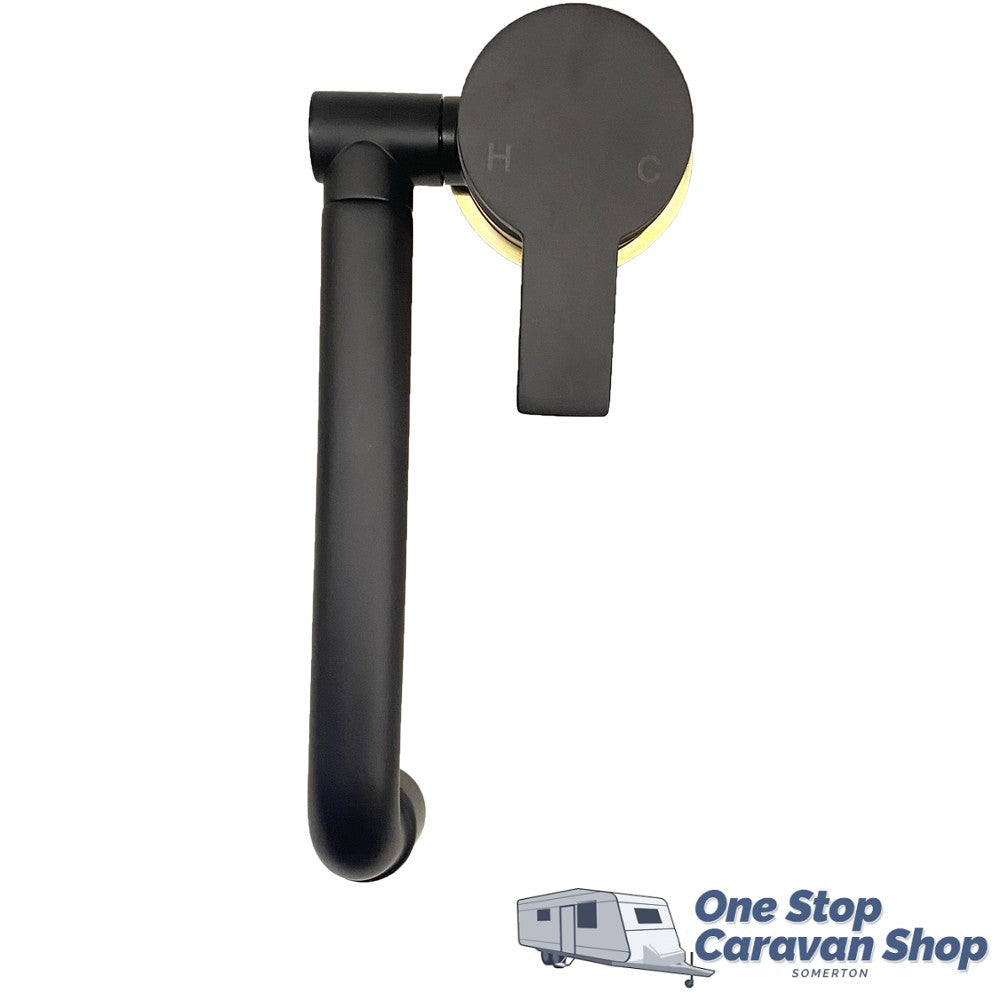 Black Fold Down Mixer Tap