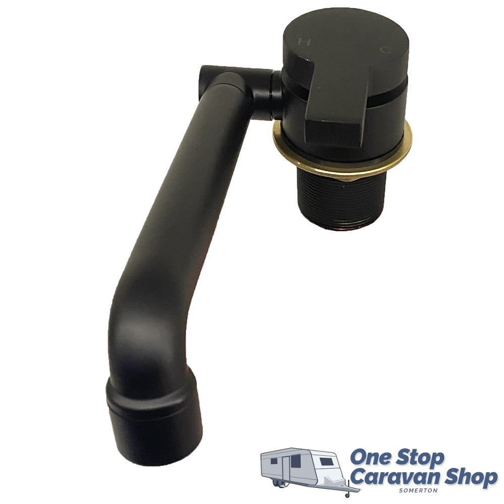 Black Fold Down Mixer Tap