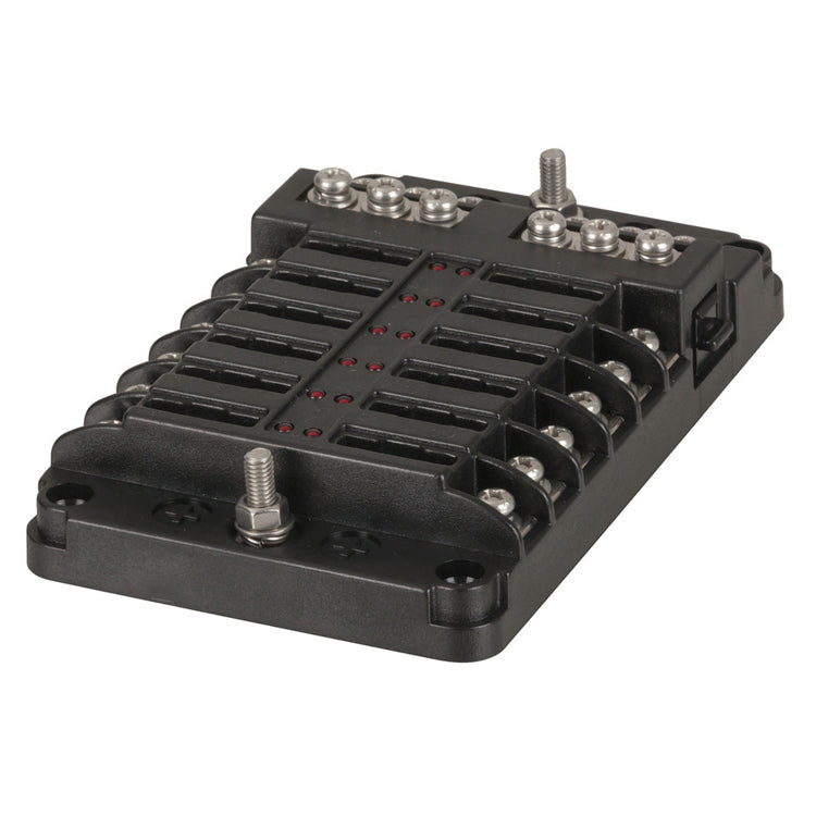 Powertech 12 Gang Fuse Block w/ Bus Bar