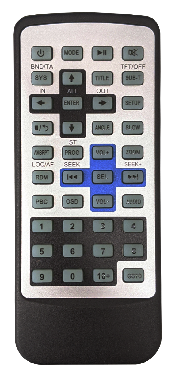 NCE Single-DIN DVD Multimedia Player