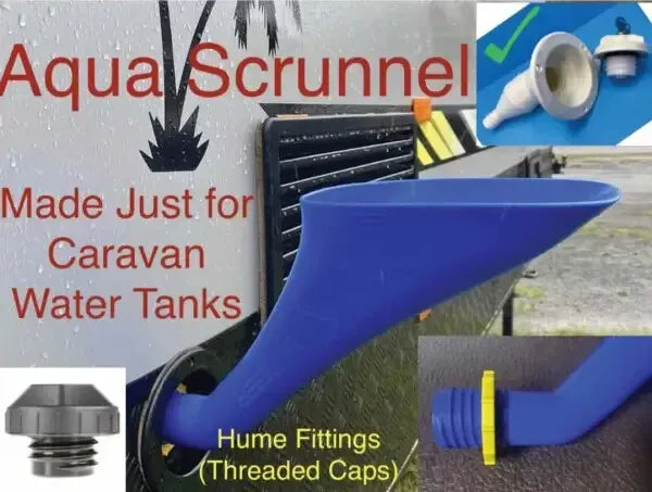 Aqua Caravan Water Scrunnel Funnel (Hume Screw in Water Fitting)