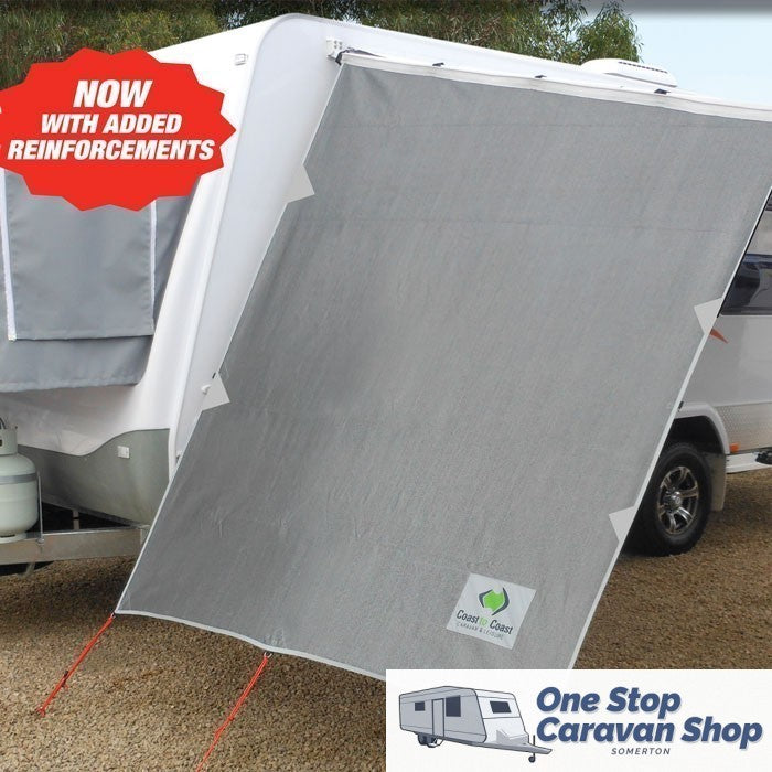 Side Sunscreen for Caravans End wall