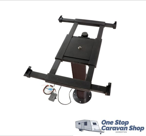 Telescopic 12V Table Leg Black