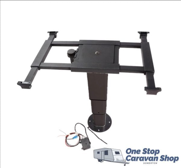 Telescopic 12V Table Leg Black