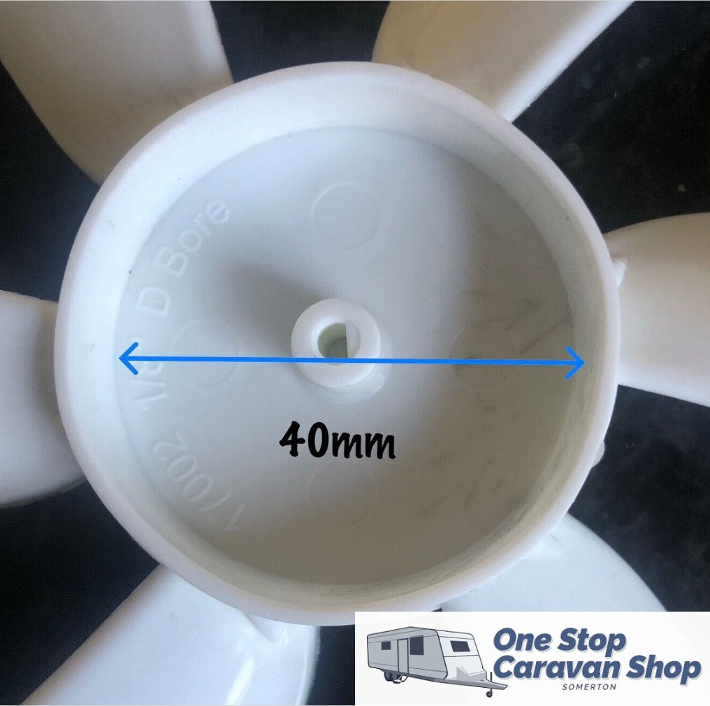 OZVENT 12V FAN BLADE ONLY-D BORE