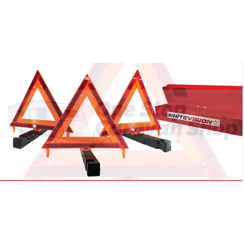 Safety Triangle Kit Pack of 3 With Case