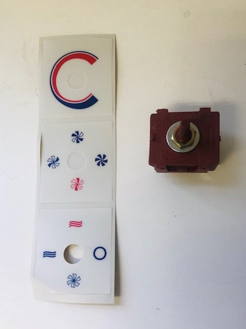 AIRCOMMAND ROTARY SWITCH T/S HERON 2.2. 4202010