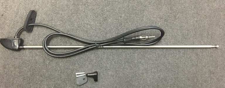 Stainless Steel AM/FM Antenna Pillar Mount RV Media