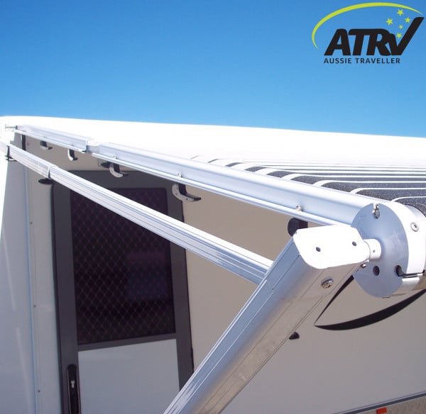 Aussie Traveller Long Anti Flap Kit Aluminium (White)