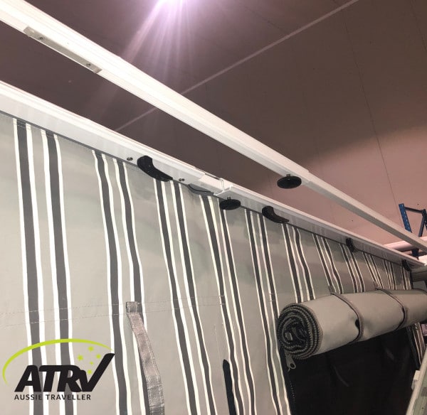 Aussie Traveller Long Anti Flap Kit Aluminium (White)