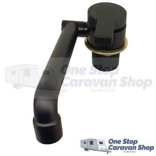 Black Fold Down Mixer Tap