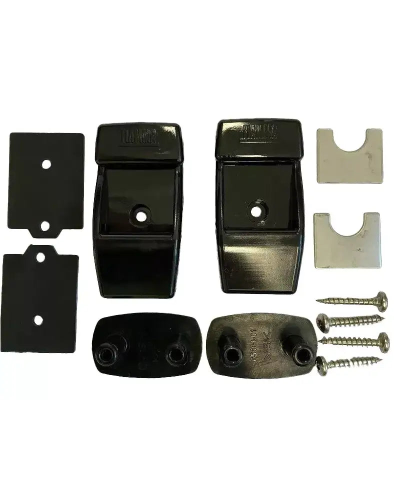 FIAMMA LEG WALL BRACKET KIT PLASTIC FOR F45 AWN DEEP BLACK. 98655H176
