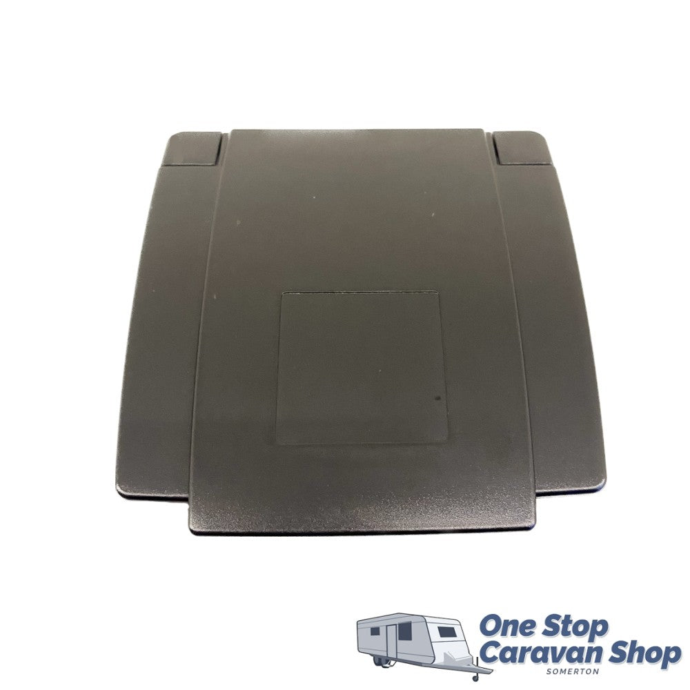 Wall mounted Elbow Gas Bayonet & Cover (Black) - Caravans & Motorhomes