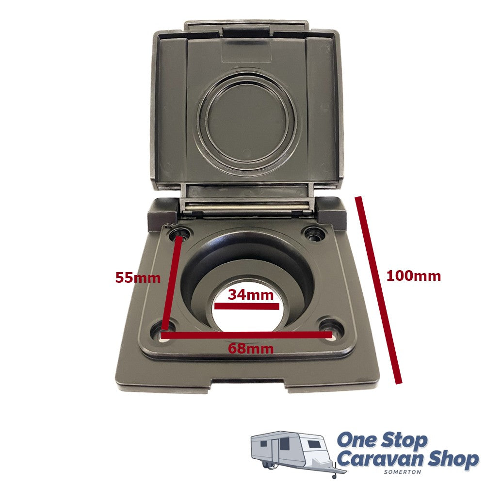 Gas Bayonet Cover (Black) - For Wall Mount Gas Bayonet