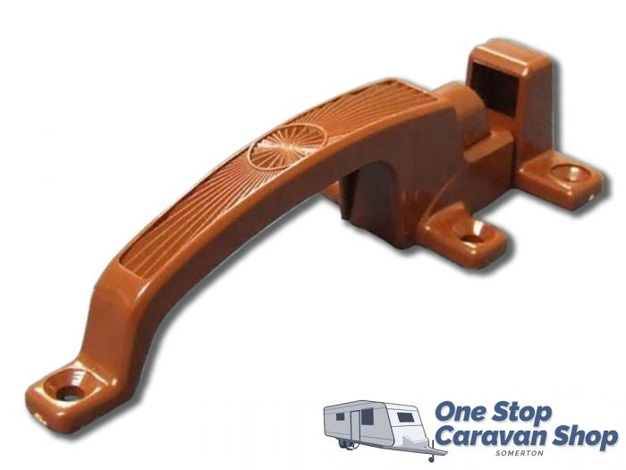 CUPBOARD CATCH - BROWN 2 PIECE