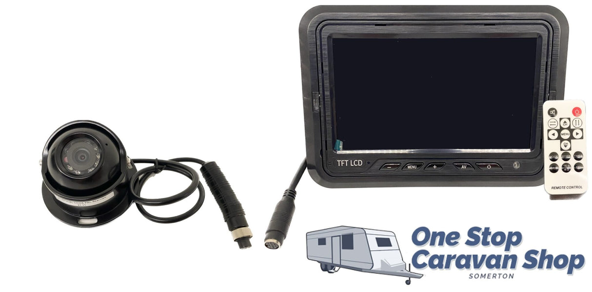 7" Monitor 4 PIN HD Rear Vision Camera Kit