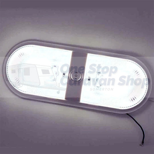 EURO 12V Dual-Sided LED Interior Light - White