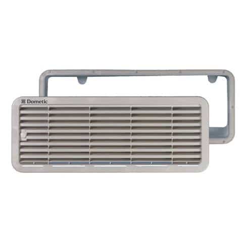 Dometic Fridge Vent - Lower Insert & Frame White