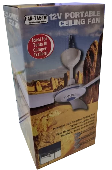 FAN-TASTIC 12V Portable Ceiling Fan