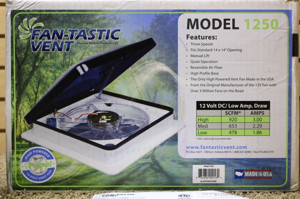 RV/MOTORHOME FAN-TASTIC VENT FAN MODEL 1250