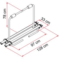 Fiamma Carry Bike Caravan XL A 2 Bikes. 02093-01a