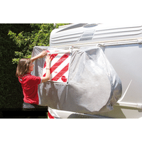 Fiamma Bike Cover Premium S Grey Vinyl up to 4 Bikes - 08208B01