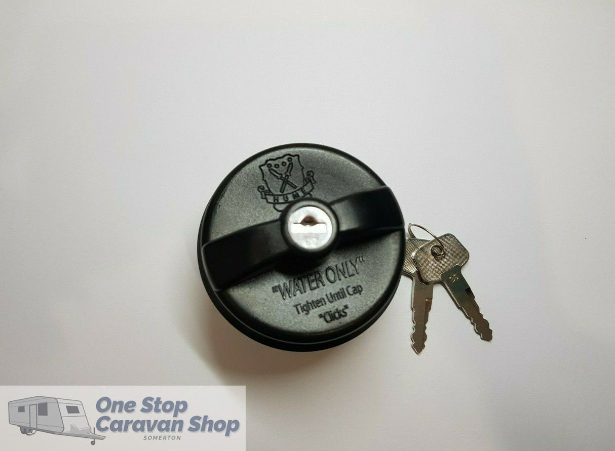 HUME WATER FILLER CAP BLACK WITH 2 KEYS