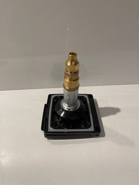 Wall Mount Gas Bayonet straight 3/8 and Cover (Black) - OSCSWMGBCSBLK