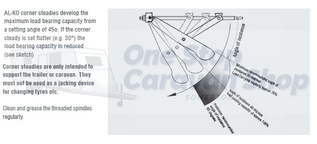 Corner Steady AL-KO 1000kg (Euro style)