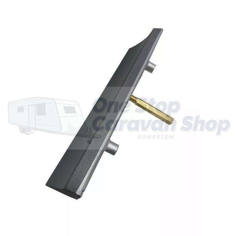 2 x Jayco Pull Open Cupboard Handle - Metal - Silver C2722D