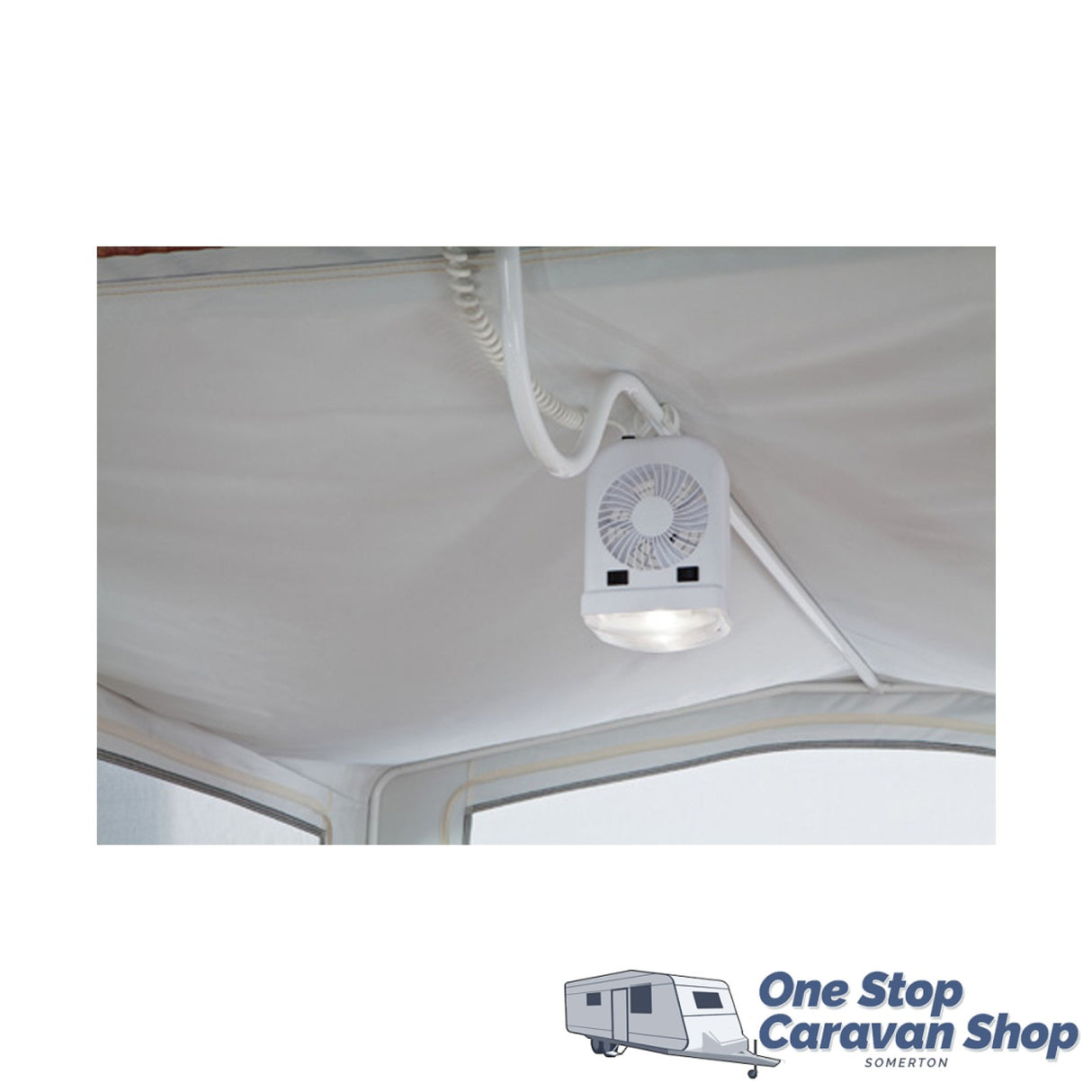Jayco Camper / Expanda Bed End Light & Fan Combo 0172029