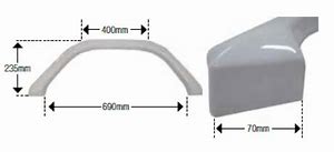 Jayco Starcraft Single Wheel Spat White